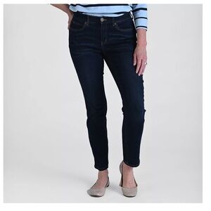 Women’s Christopher & Banks Signature Slimming Dark Shaped Fit Tapered Leg Jeans